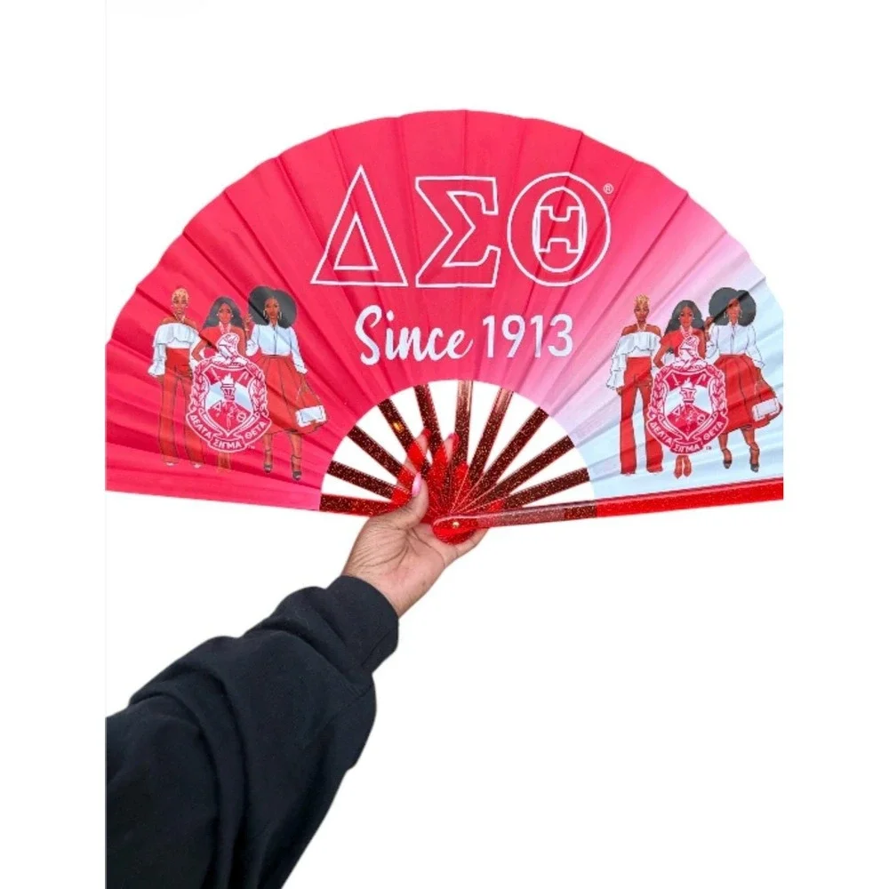 Delta Sigma Theta Folding Fan